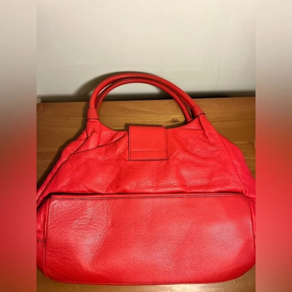 NEW red Kate Spade handbag satchel in soft leather BEXLEY STEVIE